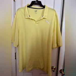 Puma  Mineral Yellow Essential  Pique Polo Shirt 4XLT